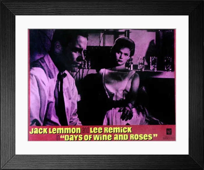 Framed Print : DAYS OF WINE AND ROSES, Jack Lemmon, Lee Remick, 1962 Framed Print : DAYS OF WINE AND ROSES, Jack Lemmon, Lee Remick, 1962