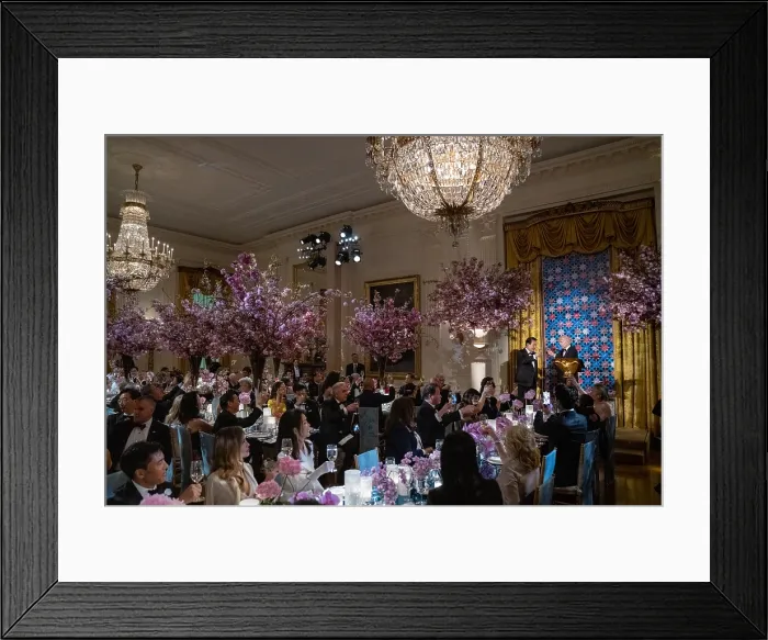 Framed Print : President Joe Biden and First Lady Jill Biden host a State Dinner for South Korean President Yoon Suk Yeol, April 26, 2023, in the East Room of the White House (BSLOC_2023_6_22)