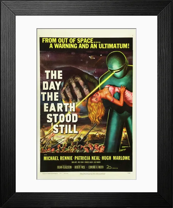 Framed Print : THE DAY THE EARTH STOOD STILL, 1951, TM and Copyright 20th Century Fox Film Corp. All rights reserved. Courtesy: Everett Collection