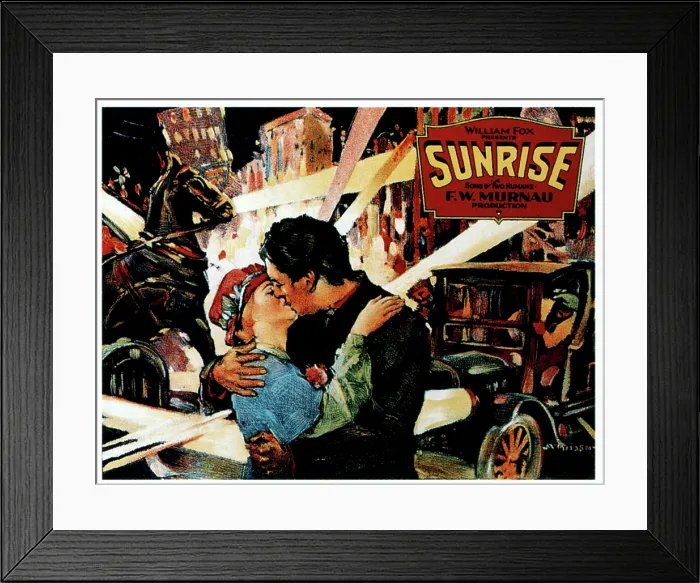 Framed Print : SUNRISE (aka SUNRISE: A SONG OF TWO HUMANS), from left: Janet Gaynor, George O'Brien, 1927, TM and Copyright