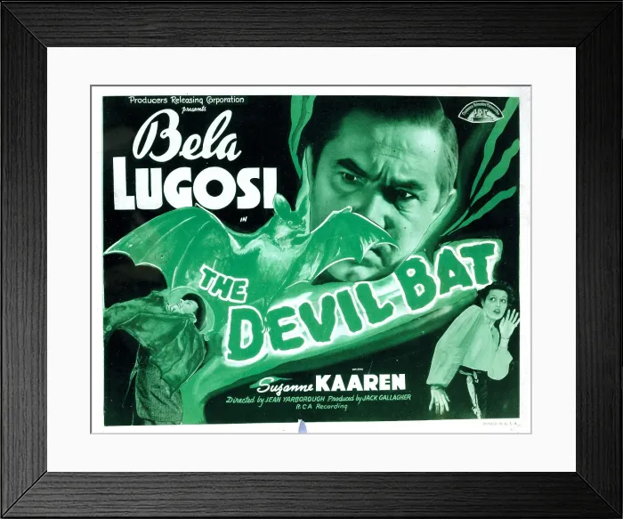 Framed Print : THE DEVIL BAT, Bela Lugosi, Suzanne Kaaren, 1940 Framed Print : THE DEVIL BAT, Bela Lugosi, Suzanne Kaaren, 1940