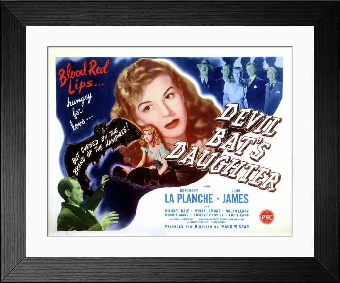 Framed Print : DEVIL BAT'S DAUGHTER, Rosemary La Planche, 1946 Framed Print : DEVIL BAT'S DAUGHTER, Rosemary La Planche, 1946