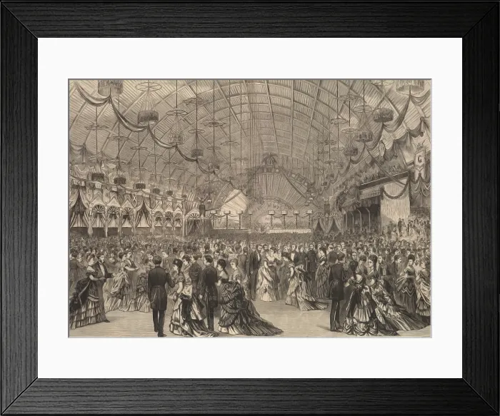 Framed Print : The inauguration ball on March 4, 1873, in a temporary building in Judiciary Square (BSLOC_2018_10_119) Framed Print : The inauguration ball on March 4, 1873, in a temporary building in Judiciary Square (BSLOC_2018_10_119)