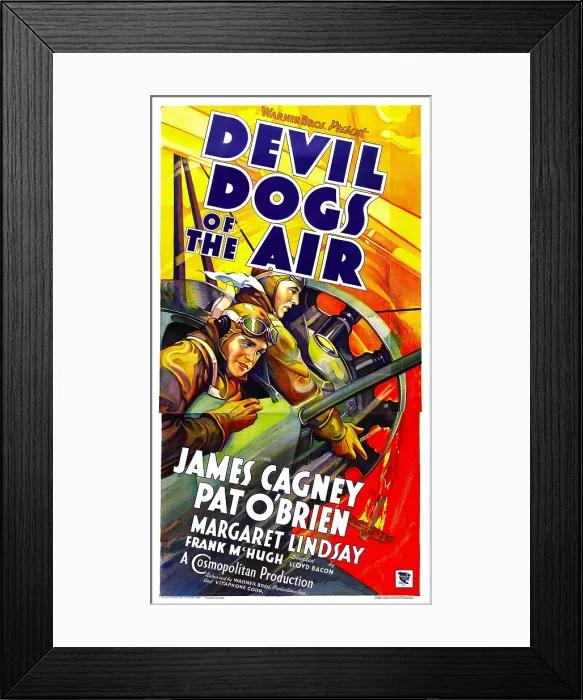Framed Print : DEVIL DOGS OF THE AIR, James Cagney, Pat O'Brien, 1935
