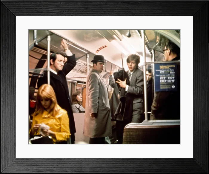 Framed Print : DEEP END, Jane Asher (bottom left), John Moulder-Brown, 1970