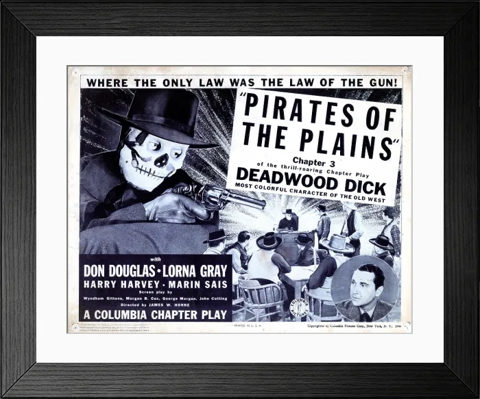 Framed Print : DEADWOOD DICK, Donald Douglas (lower right), 1940
