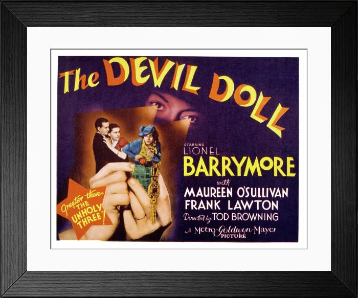 Framed Print : THE DEVIL DOLL, Frank Lawton, Maureen O'Sullivan, Jean Alden, 1936