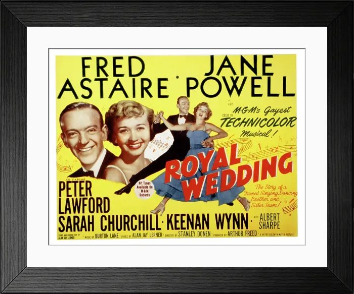 Framed Print : ROYAL WEDDING, Fred Astaire, 1951