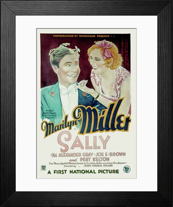 Framed Print : SALLY, Joe E. Brown, Marilyn Miller, 1929