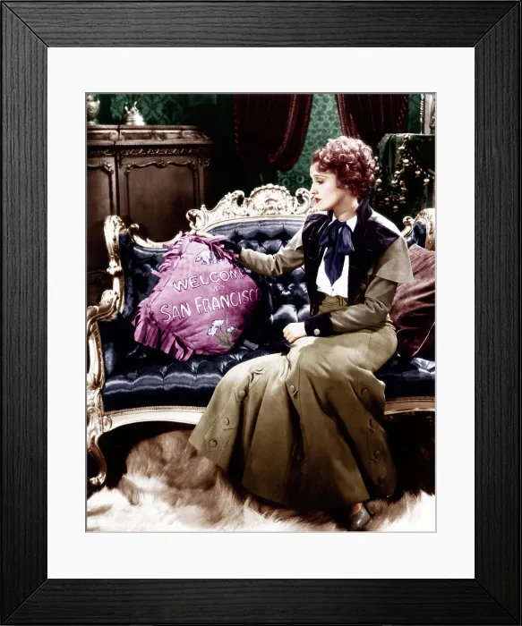 Framed Print : SAN FRANCISCO, Jeanette MacDonald, 1936 Framed Print : SAN FRANCISCO, Jeanette MacDonald, 1936