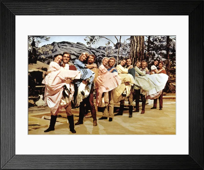 Framed Print : SEVEN BRIDES FOR SEVEN BROTHERS, Betty Carr, Tommy Rall, Ruta Kilmonis, Matt Mattox, Nancy Kilgas, Russ Tamblyn, Virginia Gibson, Jacques D'Amboise, Norma Doggett, Mark Platt Framed Print : SEVEN BRIDES FOR SEVEN BROTHERS, Betty Carr, Tommy Rall, Ruta Kilmonis, Matt Mattox, Nancy Kilgas, Russ Tamblyn, Virginia Gibson, Jacques D'Amboise, Norma Doggett, Mark Platt