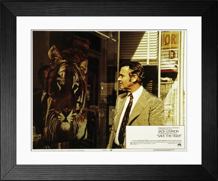 Framed Print : SAVE THE TIGER, Jack Lemmon, 1973
