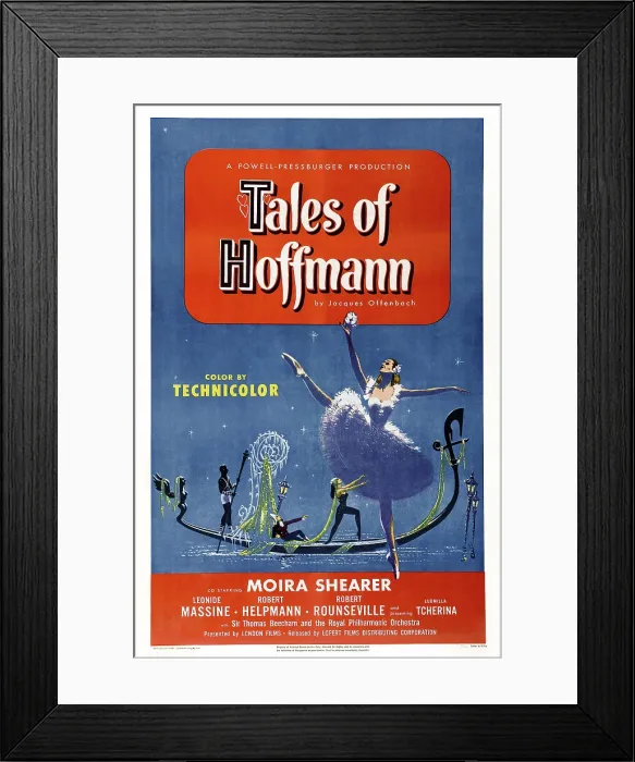 Framed Print : THE TALES OF HOFFMANN, poster art, 1951 Framed Print : THE TALES OF HOFFMANN, poster art, 1951