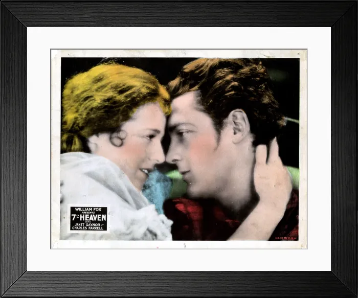 Framed Print : SEVENTH HEAVEN, (aka 7th HEAVEN), from left, Janet Gaynor, Charles Farrell, 1927, TM & Copyright 20th Century Fox Film Corp. / courtesy Everett Collection