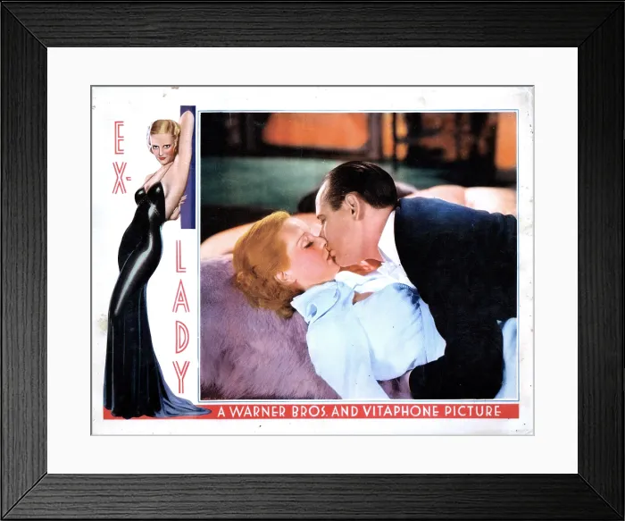 Framed Print : EX-LADY, from left, Bette Davis, Monroe Owsley, 1933