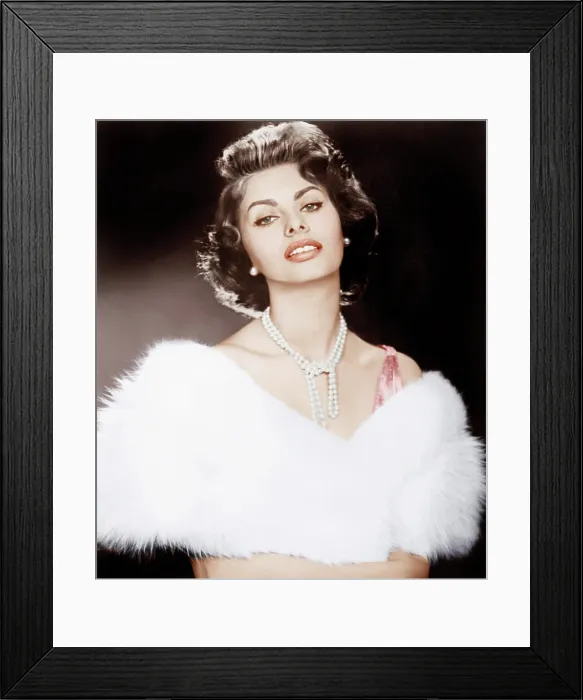 Framed Print : Sophia Loren, 1957