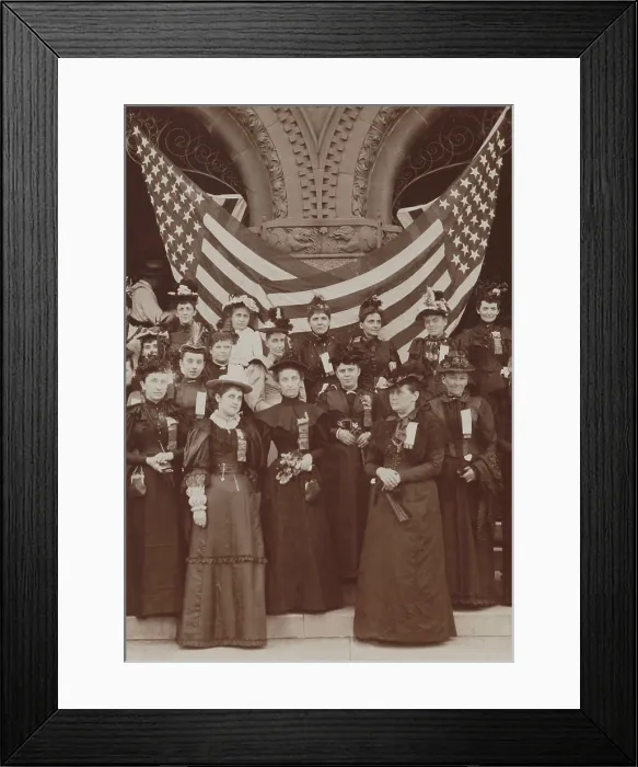 Framed Print : First state convention, of the Women's Auxiliary of the Keeley League, Dwight, Illinois, June 27-28, 1893