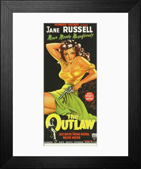 Framed Print : THE OUTLAW, Jane Russell, 1943 Framed Print : THE OUTLAW, Jane Russell, 1943