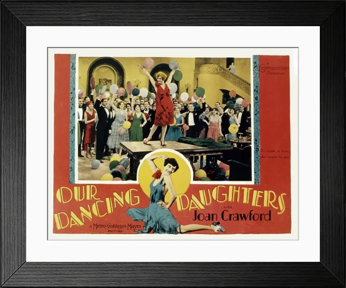 Framed Print : OUR DANCING DAUGHTERS, Joan Crawford, 1928