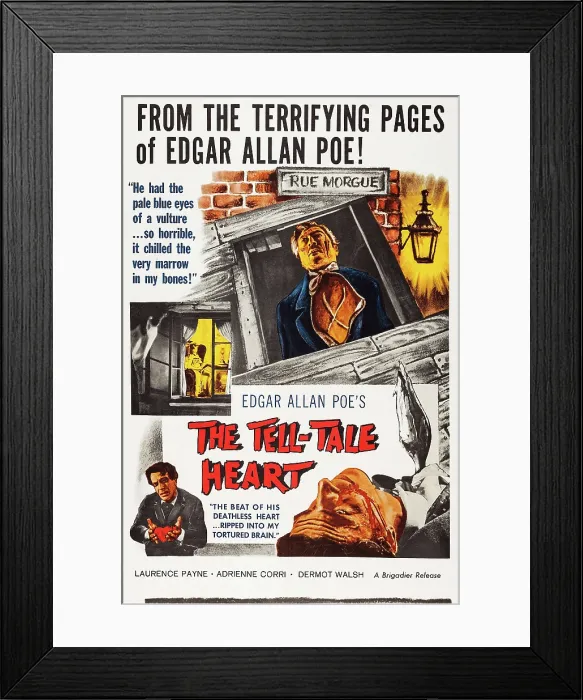 Framed Print : THE TELL-TALE HEART, bottom right: Dermot Walsh, 1960 Framed Print : THE TELL-TALE HEART, bottom right: Dermot Walsh, 1960