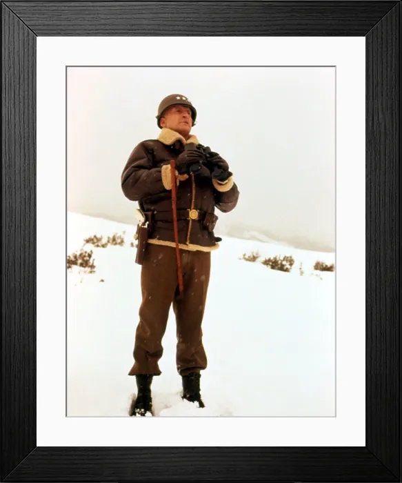Framed Print : PATTON, George C. Scott, 1970, TM & Copyright (c) 20th Century Fox Film Corp. All rights reserved