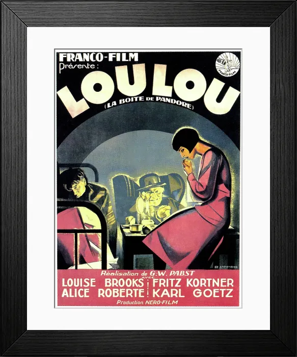 Framed Print : PANDORA'S BOX, (aka DIE BUCHSE DER PANDORA, aka LULU), Francis Lederer, Carl Goetz, Louise Brooks, 1929