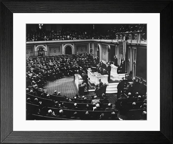 Framed Print : Official count of the electoral vote of the 1928 presidential election by a joint session of Congress on Feb, 12, 1929 Framed Print : Official count of the electoral vote of the 1928 presidential election by a joint session of Congress on Feb, 12, 1929