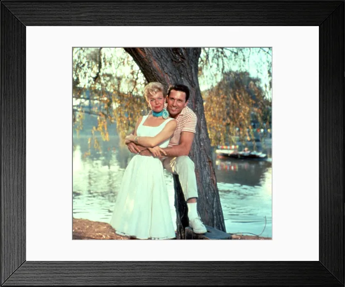 Framed Print : THE PAJAMA GAME, Doris Day, John Raitt, 1957