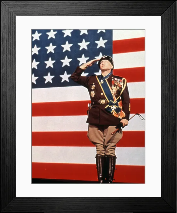 Framed Print : PATTON, George C. Scott, 1970, TM and Copyright (c)20th Century Fox Film Corp. All rights reserved Framed Print : PATTON, George C. Scott, 1970, TM and Copyright (c)20th Century Fox Film Corp. All rights reserved
