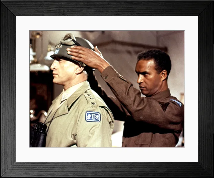 Framed Print : PATTON, from left: George C. Scott, James Edwards, 1970, TM and Copyright 20th Century Fox Film Corp. All rights reserved. / Courtesy Everett Collection Framed Print : PATTON, from left: George C. Scott, James Edwards, 1970, TM and Copyright 20th Century Fox Film Corp. All rights reserved. / Courtesy Everett Collection