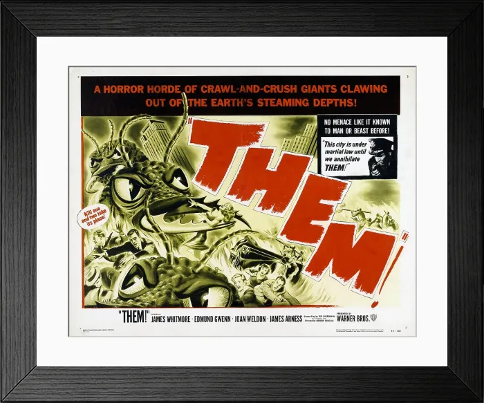 Framed Print : THEM!, U.S. poster, 1954