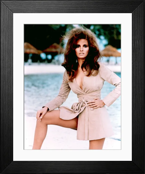 Framed Print : Raquel Welch, 1970s