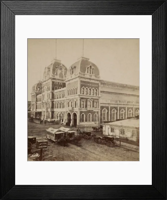 Framed Print : Grand Central Depot, New York City, was built in 1871 as the hub for three railroad lines entering Manhattan