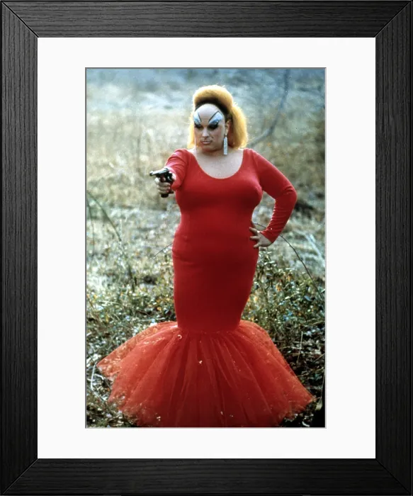Framed Print : PINK FLAMINGOS, Divine, 1972