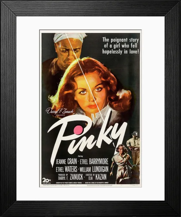 Framed Print : PINKY, US poster art, from back: Ethel Waters, Jeanne Crain, 1949, TM and Copyright (c)20th Century Fox Film Corp. All rights reserved