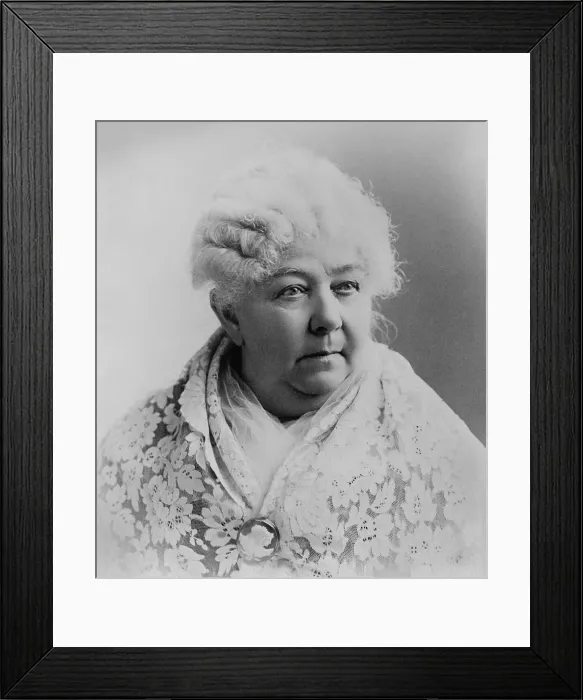 Framed Print : American women suffrage leader, Elizabeth Cady Stanton, 1891 (BSLOC_2018_2_43) Framed Print : American women suffrage leader, Elizabeth Cady Stanton, 1891 (BSLOC_2018_2_43)