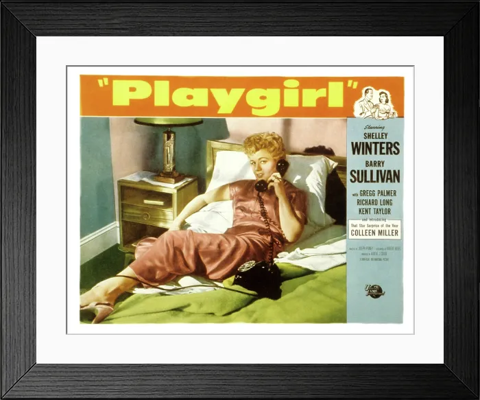Framed Print : PLAYGIRL, Shelley Winters, 1954 Framed Print : PLAYGIRL, Shelley Winters, 1954