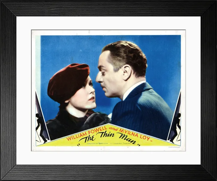 Framed Print : THE THIN MAN, from left, Maureen O'Sullivan, William Powell, 1934 Framed Print : THE THIN MAN, from left, Maureen O'Sullivan, William Powell, 1934