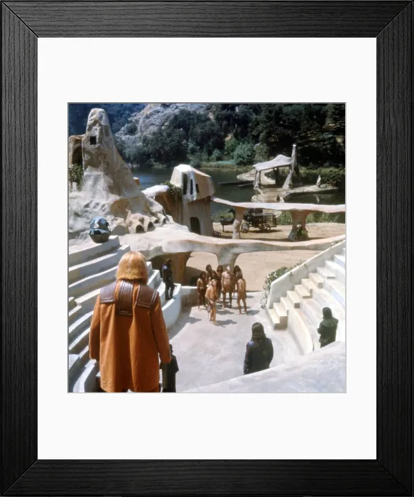 Framed Print : PLANET OF THE APES, Maurice Evans, Charlton Heston, Robert Gunner, etc, 1968. TM & Copyright 20th Century Fox Film Corp. All rights reserved. Courtesy: Everett Collection Framed Print : PLANET OF THE APES, Maurice Evans, Charlton Heston, Robert Gunner, etc, 1968. TM & Copyright 20th Century Fox Film Corp. All rights reserved. Courtesy: Everett Collection