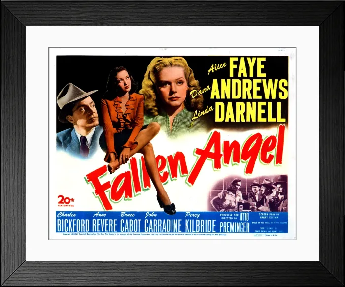 Framed Print : ALLEN ANGEL, from left: Dana Andrews, Linda Darnell, Alice Faye, 1945. TM and Copyright 20th Century Fox Film Corp. All rights reserved. Courtesy: Everett Collection Framed Print : ALLEN ANGEL, from left: Dana Andrews, Linda Darnell, Alice Faye, 1945. TM and Copyright 20th Century Fox Film Corp. All rights reserved. Courtesy: Everett Collection