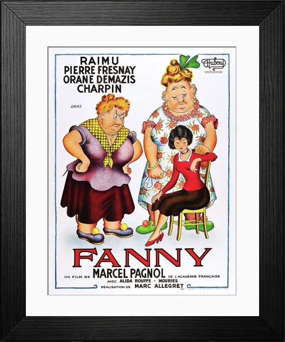 Framed Print : FANNY, French poster art, 1932