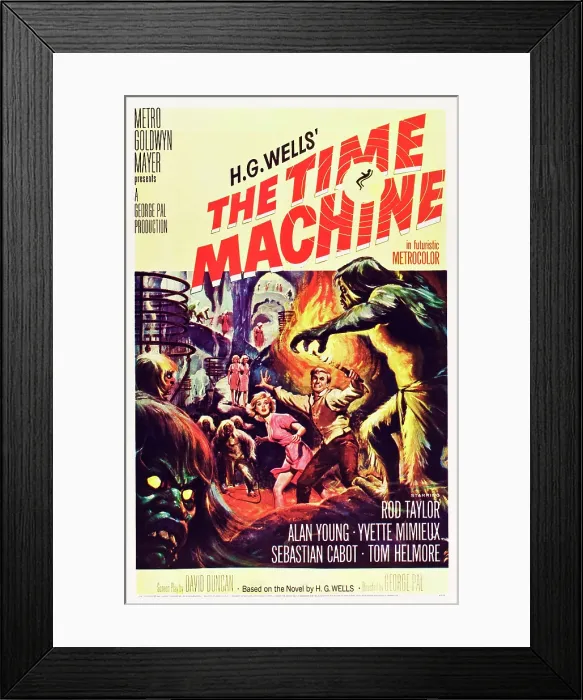 Framed Print : THE TIME MACHINE, from left: Yvette Mimieux, Rod Taylor, 1960