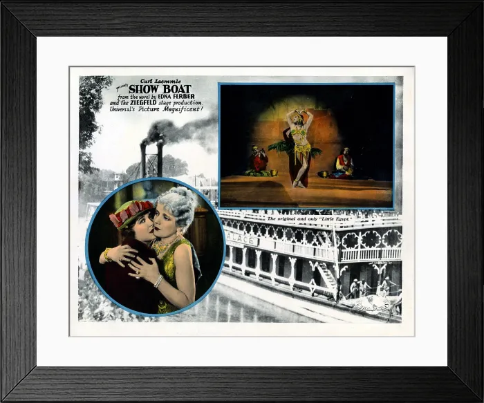 Framed Print : SHOW BOAT, from left, Laura La Plante, Alma Rubens, 1929