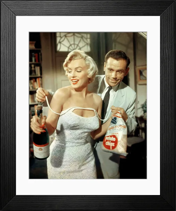 Framed Print : THE SEVEN YEAR ITCH, from left: Marilyn Monroe, Tom Ewell, 1955, TM TM and Copyright 20th Century Fox Film Corp. All rights reserved. Courtesy: Everett Collection Framed Print : THE SEVEN YEAR ITCH, from left: Marilyn Monroe, Tom Ewell, 1955, TM TM and Copyright 20th Century Fox Film Corp. All rights reserved. Courtesy: Everett Collection