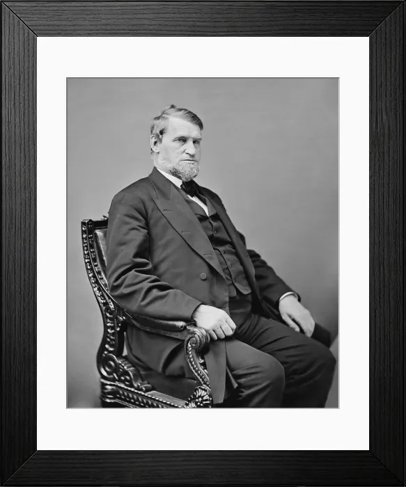 Framed Print : Schuyler Colfax was Vice President in the first Ulysses Grant Administration, 1869-73 Framed Print : Schuyler Colfax was Vice President in the first Ulysses Grant Administration, 1869-73