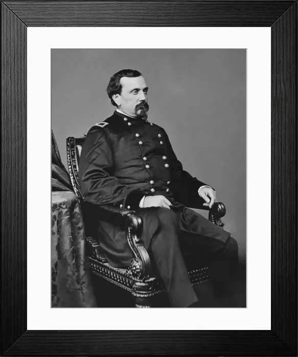 Framed Print : Orville Babcock served with distinction as a Union army engineer in the US Civil War Framed Print : Orville Babcock served with distinction as a Union army engineer in the US Civil War