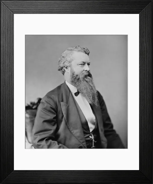 Framed Print : William Belknap was President Ulysses Grant's Secretary of War from Oct. 25, 1869 to March 2, 1876