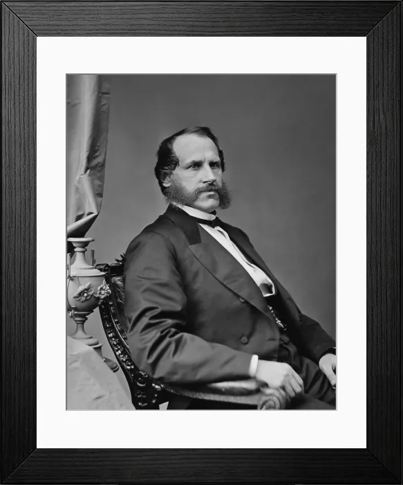 Framed Print : George Henry Williams, Attorney General in the Grant Administration resigned after it became known his wife extorted $30, 000 from the custom house firm, Pratt & Boyd Framed Print : George Henry Williams, Attorney General in the Grant Administration resigned after it became known his wife extorted $30, 000 from the custom house firm, Pratt & Boyd