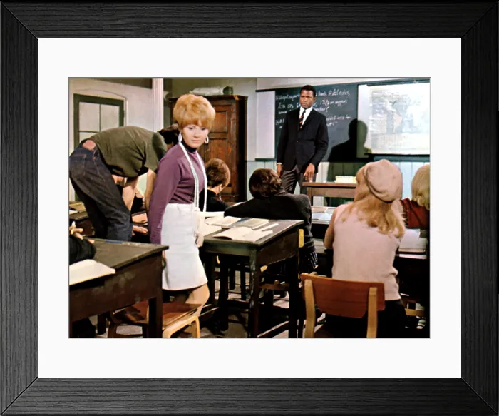 Framed Print : TO SIR WITH LOVE, Lulu, Sidney Poitier, 1967 Framed Print : TO SIR WITH LOVE, Lulu, Sidney Poitier, 1967