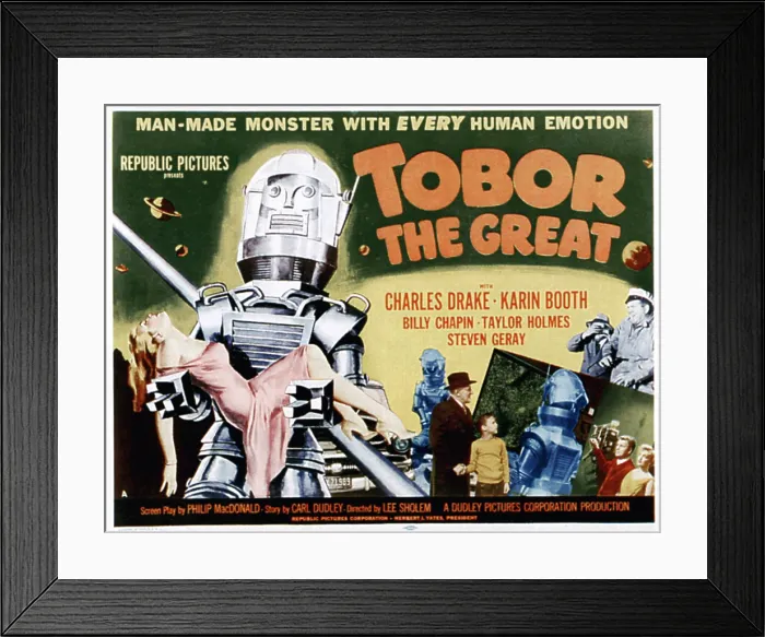 Framed Print : TOBOR THE GREAT, 1954 Framed Print : TOBOR THE GREAT, 1954